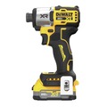 Certified Refurbished Deal Days | Factory Reconditioned Dewalt DCF845D1E1R 20V MAX XR Lithium-Ion Brushless 3-Speed 1/4 in. Cordless Impact Driver Kit with POWERSTACK (1.7 Ah/2 Ah) image number 3