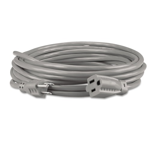 Extension Cords | Innovera IVR72215 Indoor 13 Amp 15 ft. Heavy-Duty Extension Cord - Gray image number 0