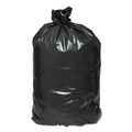 Office Jansan | Earthsense Commercial 1507102 56 Gallon 1.25 mil. 43 in. x 48 in. Linear Low Density Recycled Can Liners - Black (100/Carton) image number 5