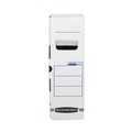 Office Jansan | Bankers Box 00650 5 in. x 19-3/4 in. x 14-7/8 in. Film Jacket Size X-Ray Storage Box - White/Blue (6/Carton) image number 1