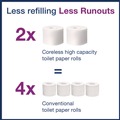 Office Jansan | Tork 472881 2-Ply Advanced Coreless High Capacity Bath Tissue - White (12 Rolls/Carton) image number 10