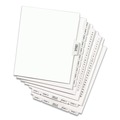 Bulk Savings Pricing 2 | Avery 11918 11 x 8.5 Avery Style Preprinted Legal Exhibit Side 10-Tab Index Dividers - White (25/Pack) image number 5