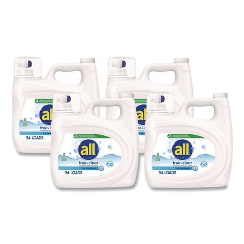 Laundry Detergent | Dial 72613 47463 118 oz Free Clear HE Laundry Detergent (4/Carton) image number 0