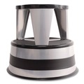 Office Furniture & Lighting | Cramer 100101 Kik-Step 16 in. Diameter x 14.25 in. Height 2-Step Stool - Silvertone image number 1