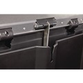 Trash & Waste Bins | Rubbermaid Commercial 1901999 Slim Jim 24-Gallon Front Step Style Stainless Steel Step-On Container - Black image number 2