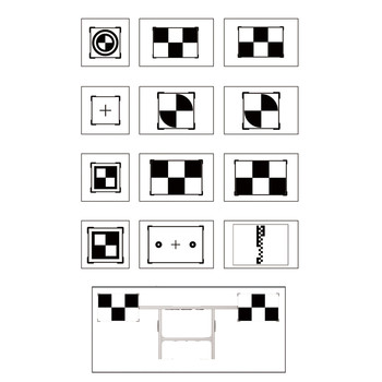 HEAVY DUTY DIAGNOSTICS | Autel LDWTARGET1 Targets and Holder for LDW Calibration