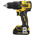 Dewalt DCD709C2 ATOMIC 20V MAX Brushless Compact Lithium-Ion 1/2 in. Cordless Hammer Drill/Driver Kit (1.5 Ah) image number 2