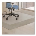 Cleaning & Janitorial Supplies | Deflecto CM14442FAM Medium Pile Carpet Rectangular 60 in. x 46 in. Antimicrobial Chair Mat - Clear image number 5