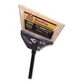 Brooms | Nexstep Commercial Products 91351 MaxiPlus Professional Polystyrene Bristle Angle Brooms with 51 in. Handle - Black (4/Carton) image number 3