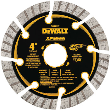 CIRCULAR SAW BLADES | Dewalt DW4711T 12 in. XP All-Purpose Segmented Diamond Blade