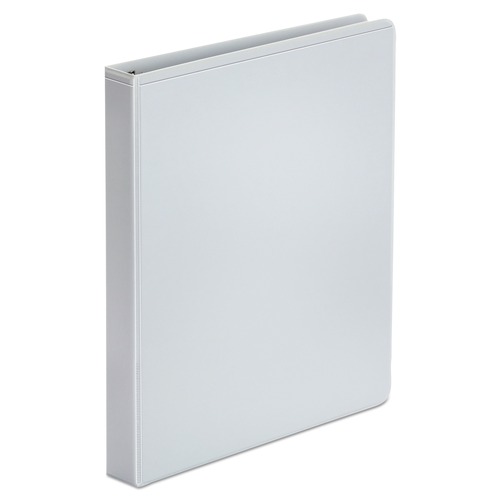 | Universal UNV20962 1 in. Capacity 11 in. x 8.5 in. Round 3-Ring Economy View Binder- White image number 0