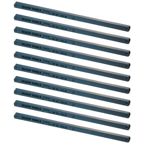 Blades | Klein Tools 1232BI 12 in. 32 TPI Bi-Metal Blades (100/Pack) image number 0