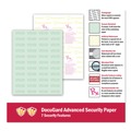  | DocuGard 04542 8.5 in. x 11 in. Medical Security Papers - Green (500/Ream) image number 1