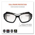 Eye Protection | Ergodyne 56000 Nylon/Polycarb Skullerz Loki Safety Glasses/Goggles - Black Frame/Clear Lens image number 2
