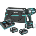 Impact Wrenches | Makita GWT01D-BL4040 40V max XGT Brushless Lithium-Ion 3/4 in. Sq. Drive Cordless 4-Speed High-Torque Impact Wrench Kit with 3 Batteries Bundle (2.5 Ah/4 Ah) image number 0