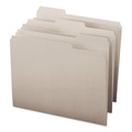 Office Jansan | Smead 12343 Colored File Folders with Assorted 1/3-Cut Tab Positions - Letter, Gray (100/Box) image number 3