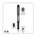 Pens | uni-ball 33921 Jetstream Bold 1 mm Hybrid Gel Pen - Black/Silver Barrel image number 1