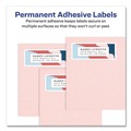 Office Jansan | Avery 27900 5.06 in. x 7.63 in. Inkjet/Laser Printers Shipping Labels with Paper Receipt Bulk Pack - White (100/Box) image number 2