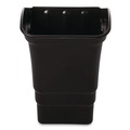 Trash Bags | Rubbermaid Commercial FG335388BLA 8 Gallon Rectangular Optional Utility Cart Refuse/Utility Bin - Black image number 2