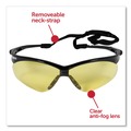 Eye Protection | Ansell KCC22476 Nemesis Safety Glasses - Black Frame/Amber Lens (12/Box) image number 2