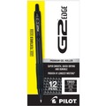 Pens | Pilot 19855 G2 Edge Premium Fine 0.7 mm Gel Pen - Black Ink/Black Barrel (1-Dozen) image number 0