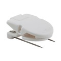 Desk Shelves | Advantus 75342 40 Sheet Capacity Wall Clips for Fabric Panels - White (50/Box) image number 1