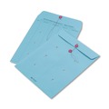 Envelopes & Mailers | Quality Park QUA63577 10 x 13 Colored Paper String and Button Interoffice Envelope - Blue (100/Box) image number 1