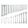 Hand Tool Sets | Wiha Tools 30492 (31-Piece) SAE and Metric Combination Wrench Tray Set image number 0