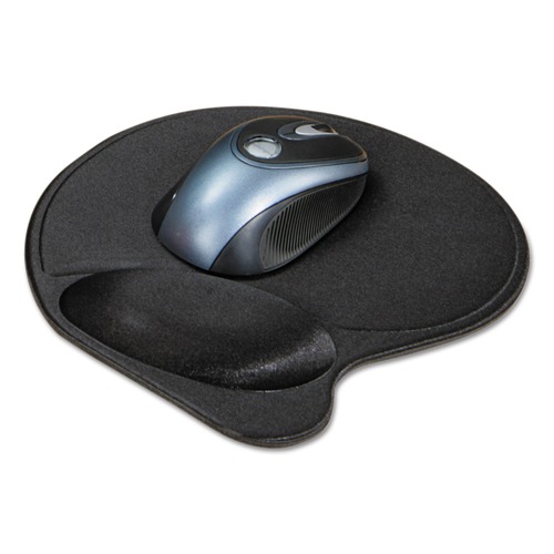 Office Furniture Accessories | Kensington L57822US 7.9 in. x 10.9 in. Wrist Pillow Extra-Cushioned Mouse Support - Black image number 0