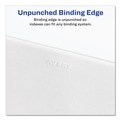 Mothers Day Sale! Save an Extra 10% off your order | Avery 82211 11 in. x 8.5 in. 10-Tab Allstate Style Preprinted 13 Legal Exhibit Side Tab Index Dividers - White (25/Pack) image number 5