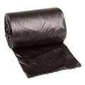 Trash Bags | Boardwalk H3417RKKR01 17 in. x 17 in. 4 gal. 0.35 mil Low-Density Waste Can Liners - Black (1000/Carton) image number 0