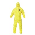 Bib Overalls | Ansell KCC09813 A70 Chemical Spray Protection Coveralls - Large Yellow (12/Carton) image number 0