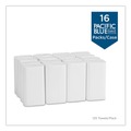 Cleaning & Janitorial Supplies | Georgia Pacific Professional 21000 9.2 in. x 9.4 in. 2 Ply Blue Select Multi-Fold Paper Towel - White (2000/Carton) image number 4