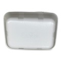 Food Service | GEN 20KWH 12 in. x 8.7 in. x 2.45 in. No. 20K Foam Meat Trays - White (125/Carton) image number 2