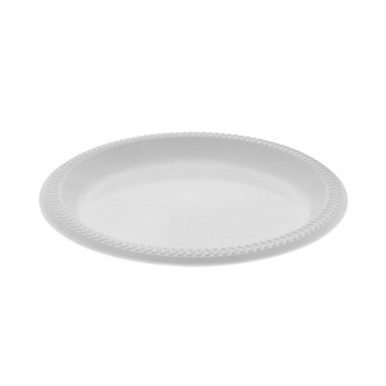 Pactiv Corp. 8.88 in. Diameter Meadoware Ops Dinnerware Plate - White (400/Carton)