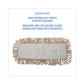 Office Jansan | Boardwalk BWK1318 18 in. x 5 in. Industrial Hygrade Cotton Dust Mop Head - White image number 4