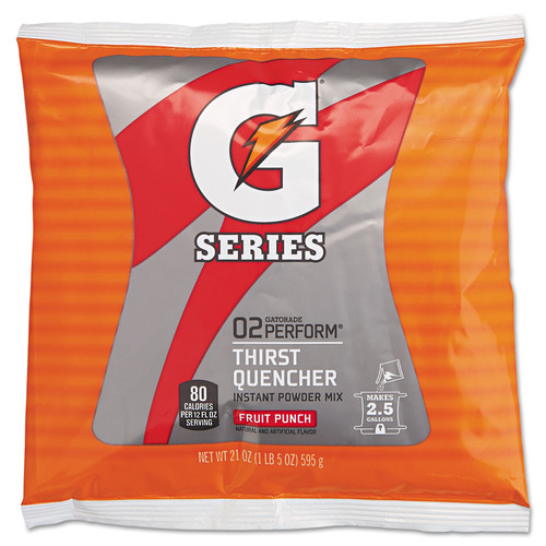 Beverages & Drink Mixes | Gatorade QUA33691 G2 Low-Calorie 21 oz. Powder Drink Mix Pouches - Fruit Punch (Carton of 32 Each) image number 0