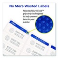 Office Jansan | Avery 06870 Print-to-the-Edge 3/4 in. x 2-1/4 in. Return Address Labels - White (750/Pack) image number 1