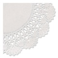 Labor Day Sale! Save $30 off $199! | Hoffmaster 500239 12 in. Round Cambridge Lace Doilies - White (1,000/Carton) image number 2