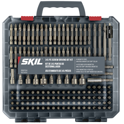 Electric Screwdrivers | Skil SDB7014 141-Piece Screwdriving Set with Bit Grip image number 0