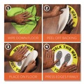 Floor Signs | Tabbies 79161 BeSafe Messaging 12 in. Floor Decals - Green/White (60/Carton) image number 6