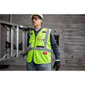 Safety Vests | Milwaukee 48-73-5021 High Visibility Safety Vest image number 6