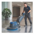 Office Jansan | Boardwalk BWK4020BLU 20 in. Diameter Scrubbing Floor Pads - Blue (5/Carton) image number 6
