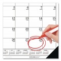 Calendars & Planners | House of Doolittle 125-02 22 in. x 17 in. 14-Month July 2025 to Aug 2026 Economy Academic Desk Pad Calendar - White/Black Sheets/Black Headband image number 2