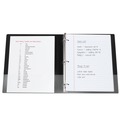 Office Jansan | Avery 68037 11 in. x 8.5 in. 3 in. Capacity 3 Rings Framed View Heavy-Duty Binders - Black image number 3
