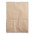 Cleaning & Janitorial Supplies | Ross & Wallace Paper Products 110415 12 in. x 7 in. x 17 in. 75 lbs. Capacity 1/6 BBL Grocery Paper Bags - Kraft (400/Bundle) image number 1