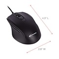  | Innovera IVR61014 USB 2.0 Right Hand Use Full-Size Wired Optical Mouse - Black image number 5