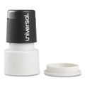 Office Jansan | Universal UNV10080 Pre-Inked/Re-Inkable Smiley Face Round Message Stamp - Red Ink image number 2