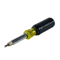 Screwdrivers | Klein Tools 32527 Multi-Bit Screwdriver / Nut Driver, 11-in-1 with Phillips, Slotted, Square, and Schrader Bits and Nut Drivers image number 2