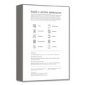 Cleaning & Janitorial Supplies | Southworth 31-724-10 95 Bright 24 lbs. Bond Weight 8.5 in. x 11 in. 25% Cotton Laser Paper - White (500/Ream) image number 2